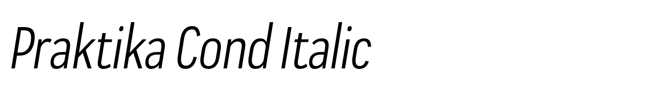 Praktika Cond Italic